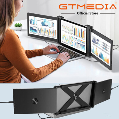 Dual Triple Monitor 1080P IPS FHD Monitor Screen Extender für Laptops 13-17,3''