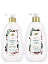 2 Pack Dove Moisturizing Hand Soap - Limited Edition Peppermint Bark, 12 oz