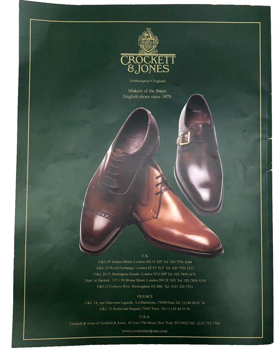 Colmore Row Jones Shoe Shop Near Me IN London Magazine Spring 2007