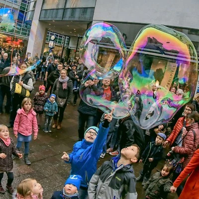 DR.BUBBLESTEIN 10L RIESEN SEIFENBLASEN Geburtstag Hochzeit Party Fest Riesenseifenblasen Spiel