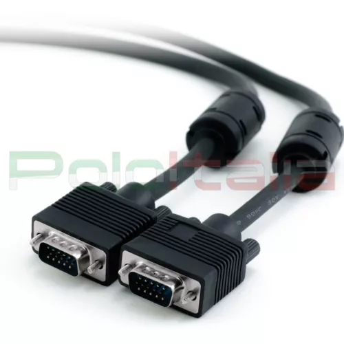 Cavo da 1,8 a 20m VGA maschio svga schermato per prolunga video cable monitor pc
