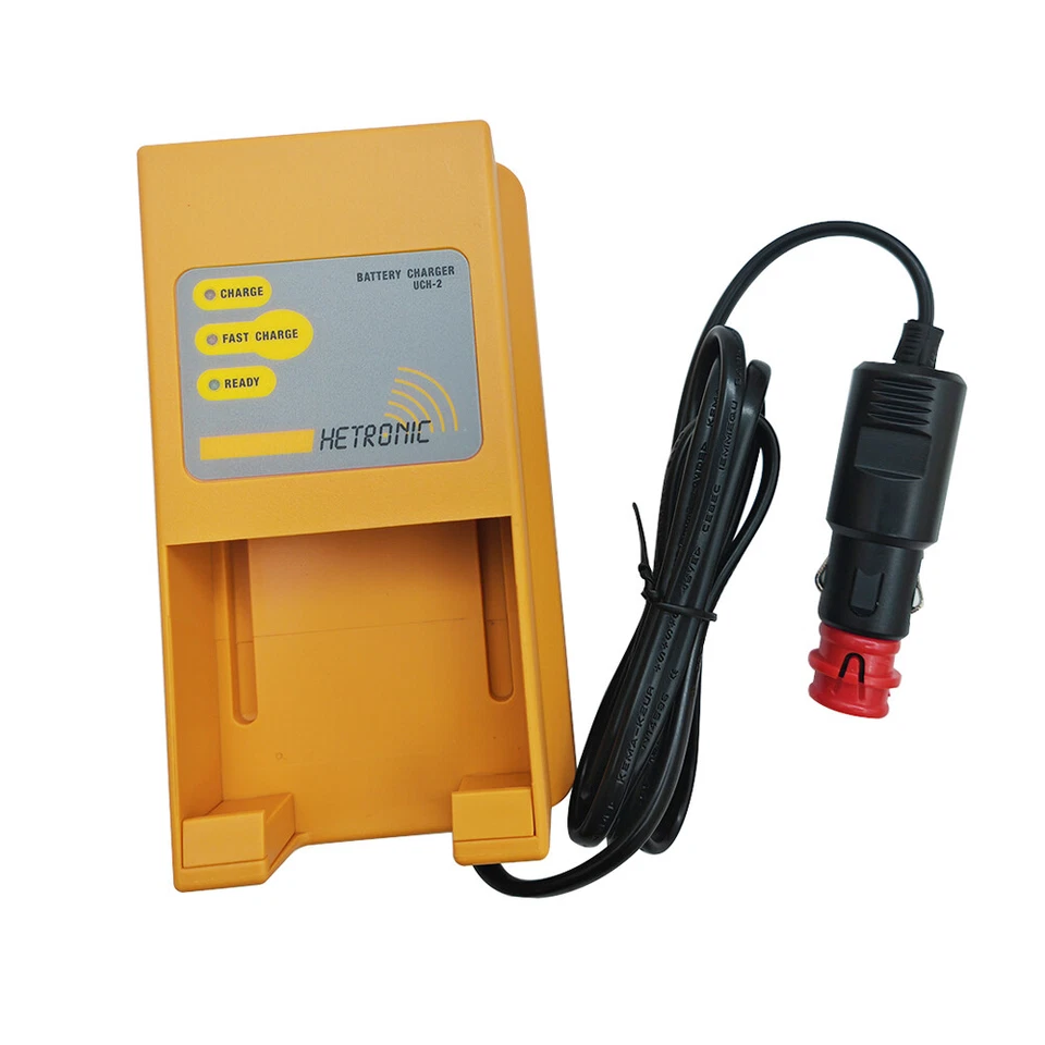2x 68300900 Battery For HETRONIC Remote + 1 x Hetronic UCH-2 Battery Charger 24V - image 2 of 4