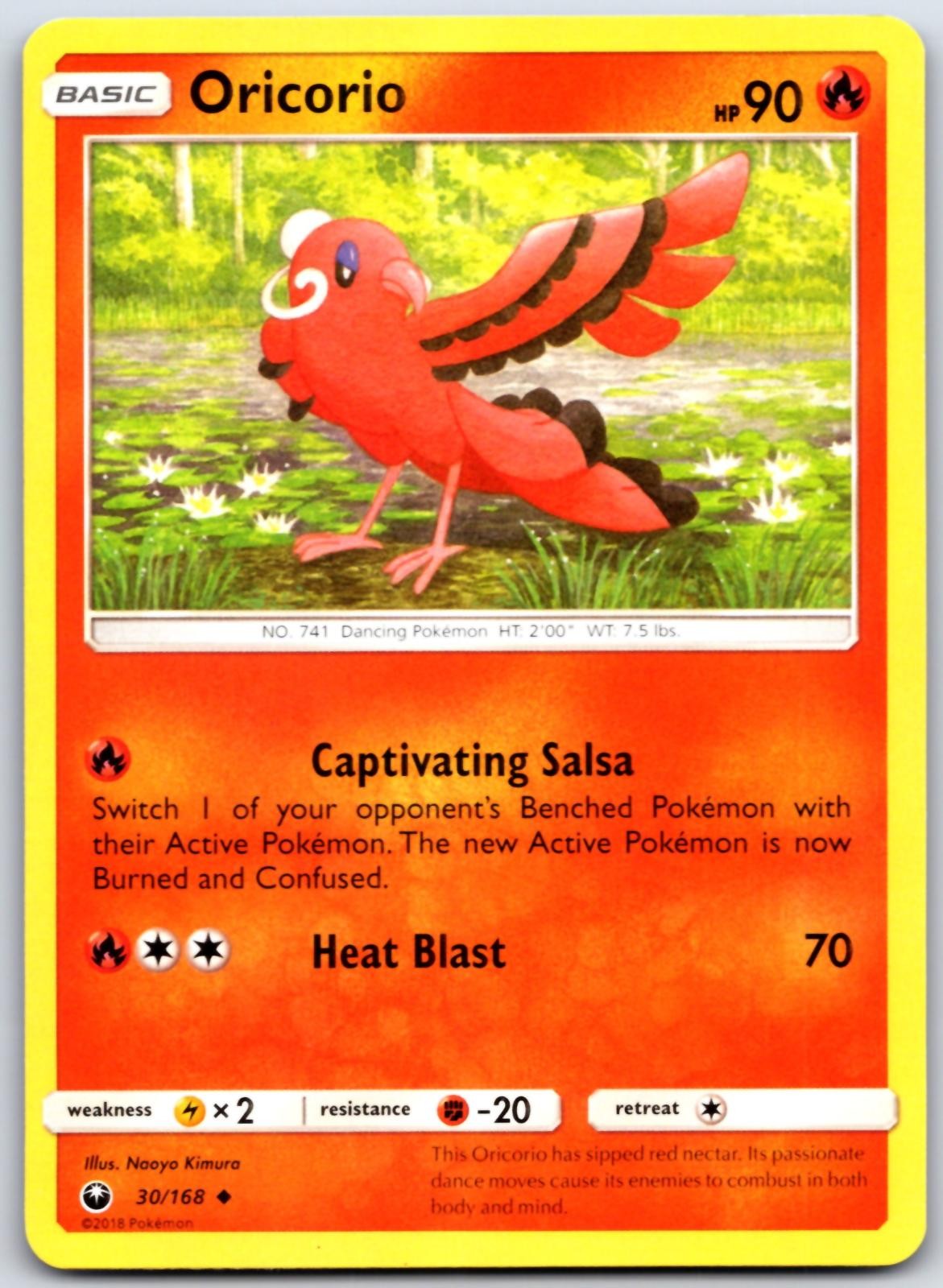Oricorio 30 UC Celestial Storm Pokemon NM