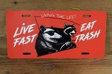 Funny Raccoon Opossum License Plate Auto Tag 6 X 12 Funny Raccoon Opossum License Plate Auto Tag 6 X 12