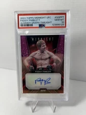 2024 Topps Midnight UFC Glimmer Graphs Paddy Pimblett #GGPPT Twilight /99 PSA 10