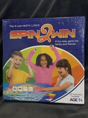 Spin 2 Win Math Logic Board Game   STEM Learning Strategy Game Ages 6+