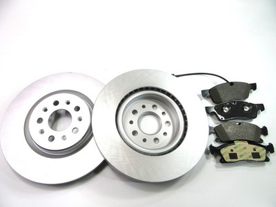 Maserati Levante front brake pads rotors TopEuro #214 PREMIUM