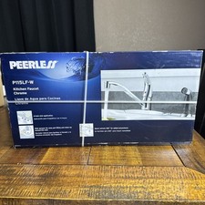 BNIB Peerless P115LF-W Standard Kitchen Faucet Single-Handle Side Sprayer Chrome