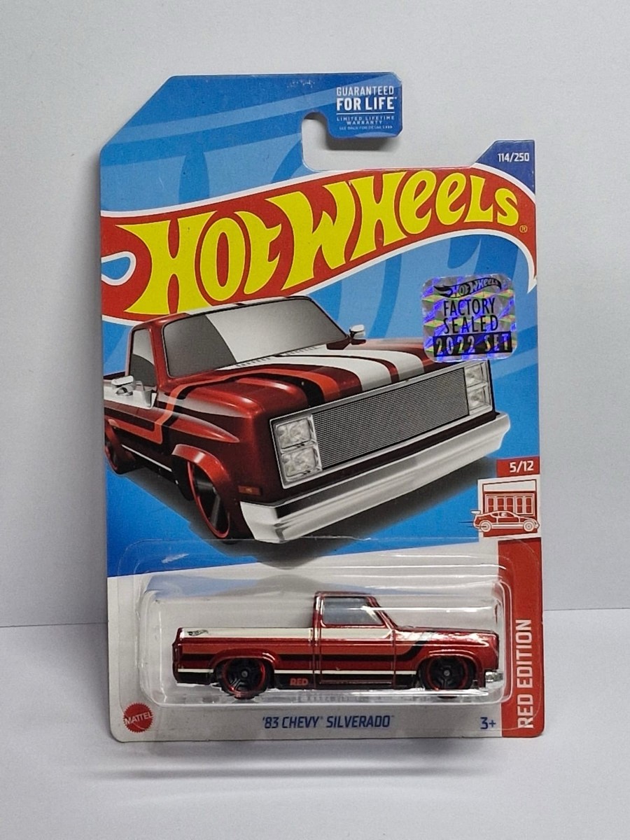 Hot Wheels 83 Chevy Silverado Red Edition Factory Sealed | eBay