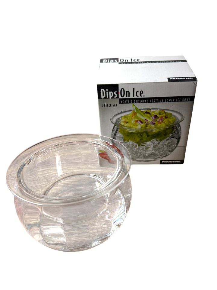 Juego de 2 cuencos de acrílico Prodyne Dips On Ice (acrílico) Foto 2 de 4