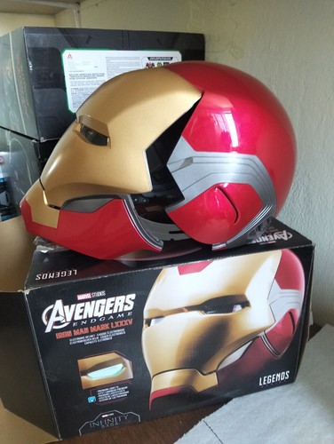 Hasbro Marvel Legends Avengers Endgame Casco Elettronico Iron Man LXXXV - Foto 2 di 20