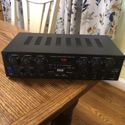 Pyle PTA62BT.5 750W 6-Ch Bluetooth Home Audio Amp USB - No Remote control Works