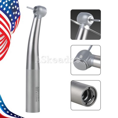 Dental LED Fiber Optic High Speed Handpiece 4 Spray Ceramic fit KAV Coupler fo