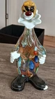 MURANO ART GLASS - CLOWN FIGURINE - 8"