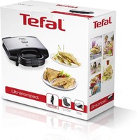 Tefal SM1552 Sandwichmaker Sandwich Toaster 700W Antihaft Grill Schwarz
