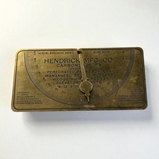 Hendrick Mfg. Co.  Slope Meter Advertising Me...