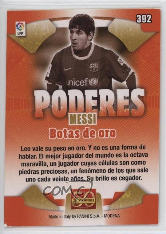 Carte Collection Panini Megacracks La Liga 2011-12 - Andrés Iniesta - NM - Série Mega Podium
