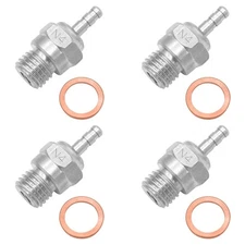 OGRC 4pcs Hot Glow Plug N4 Spark Nitro Engine Parts Replace OS for Traxxas Ky...