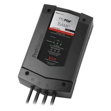ProMariner ProMar1 DS Digital - 15 Amp - 3 Bank Charger 31515 UPC 031669315150