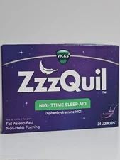 ZzzQuil Nighttime Sleep-Aid 24 Liquid Capsules
