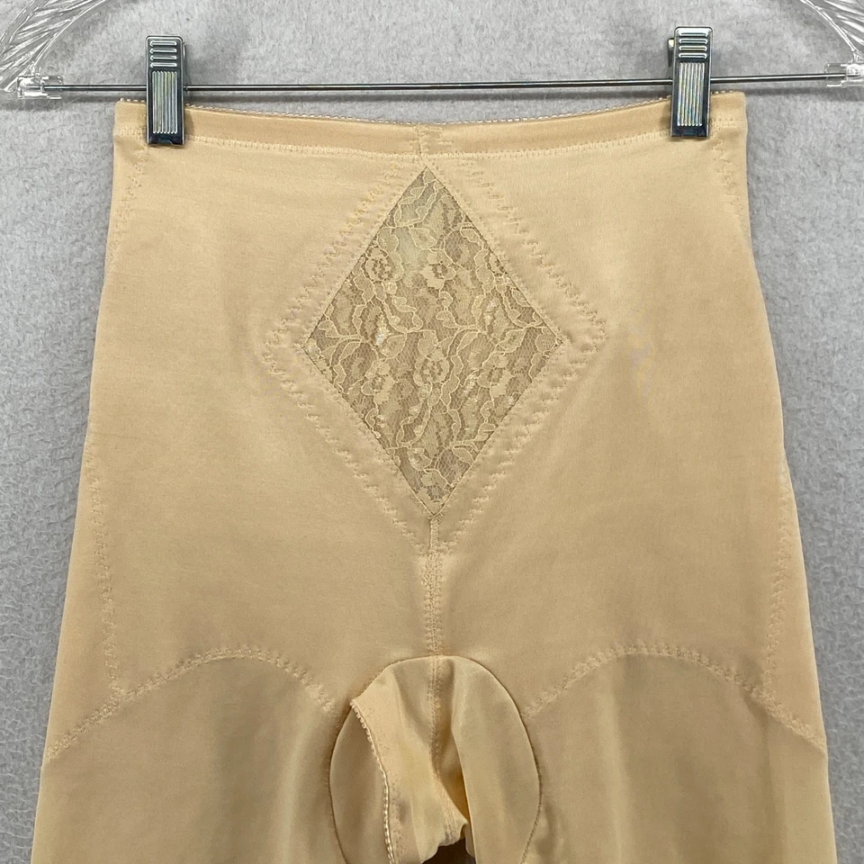 RAGO Shapewear M 28 талии Capri брюки живота панели управления бежевый США винтажный - Изображение 4 из 4