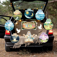 Halloween Religious Trunk or Treat Car Decorations Kit 20Pcs