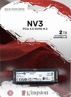 Kingston NV3 2TB SSD M.2 2280 PCIe 4.0 NVMe – Wie Neu