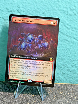 MTG - Ravenous Robots - FOIL Extended Art Rare #271 - TMNT NM