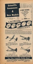 Magazine Ad - 1949 - Scientific Model Airplane Co., Newark, NJ