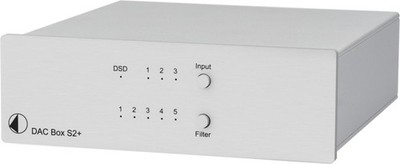 Pro-Ject DAC Box S2+ High End DAC 32bit DSD256 Silber