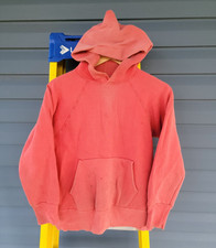 RARE Vintage 50's Double Face Thermal Lined Hoodie Sweatshirt Sun Faded 20x22