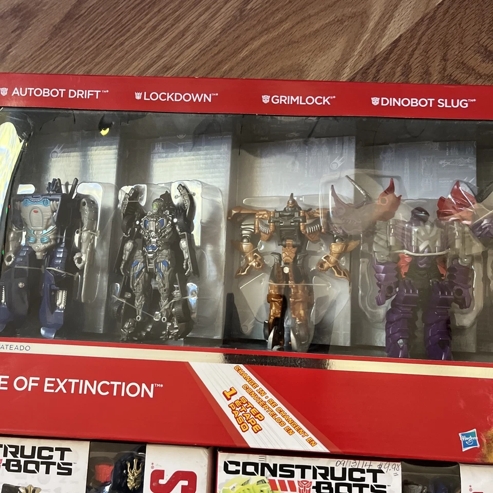 Transformers Age Of Extinction  Collection Construct Bots Drift Prime - Image 3 of 4