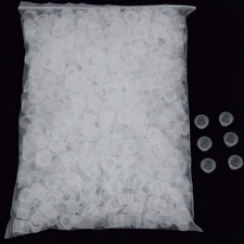 Ink Caps for Tattooing,DOWEI 1000pcs Disposable Medium 13mm Tattoo Ink Caps f...