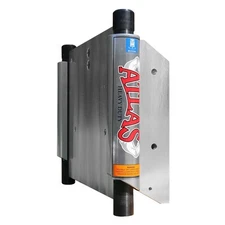 T-H Marine Atlas Heavy Duty 4" Setback Polished Hydraulic Jack Plate