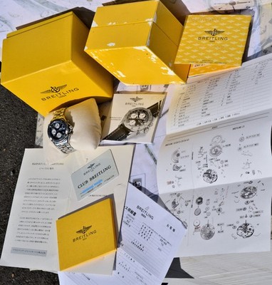 Wunderschöner Breitling Chronograph Colt Automatic A 13035.1 mit kompletter Ausstattung