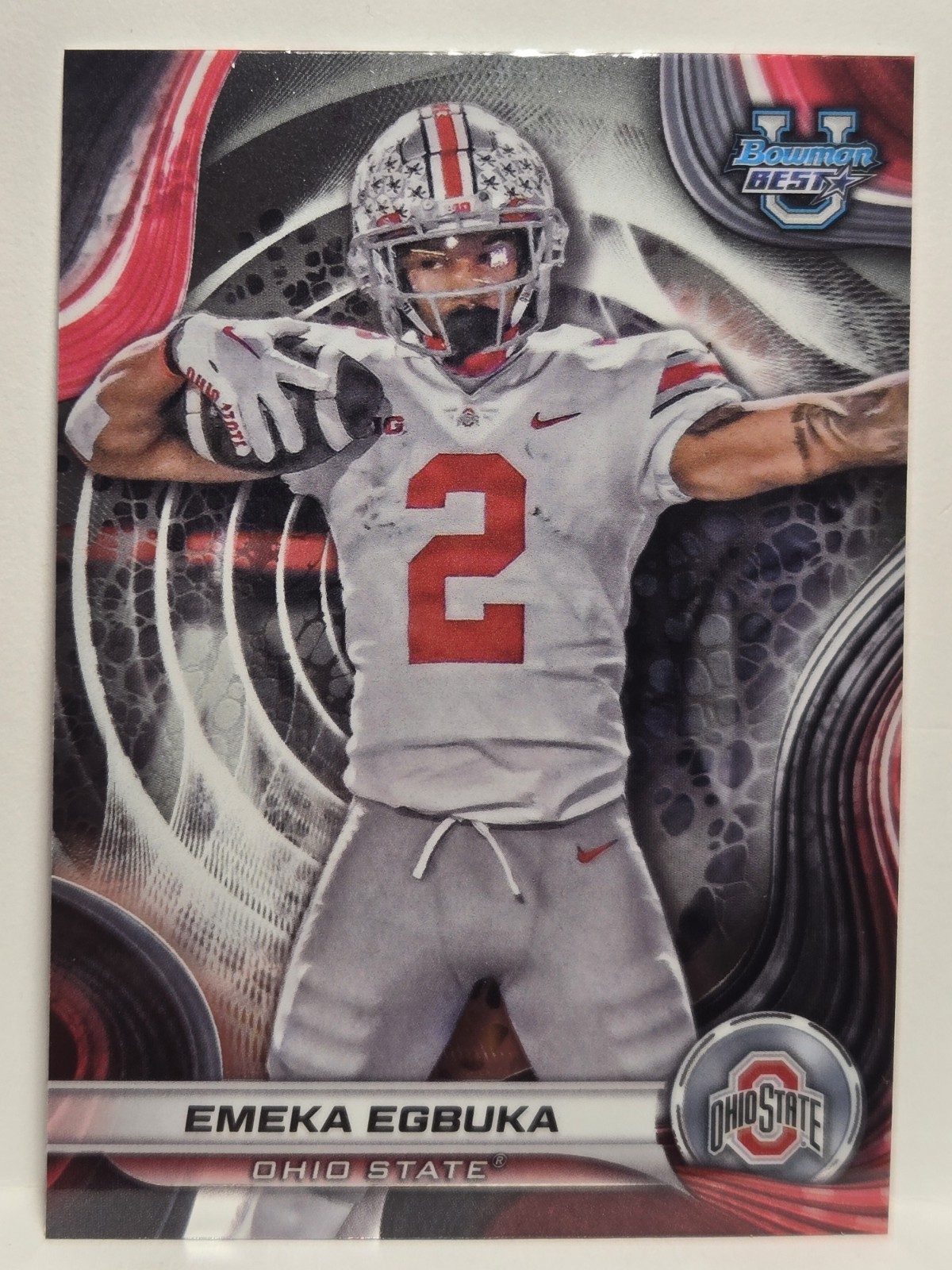 2024 Bowman's Best University - Emeka Egbuka #97 (RC) Ohio State University 