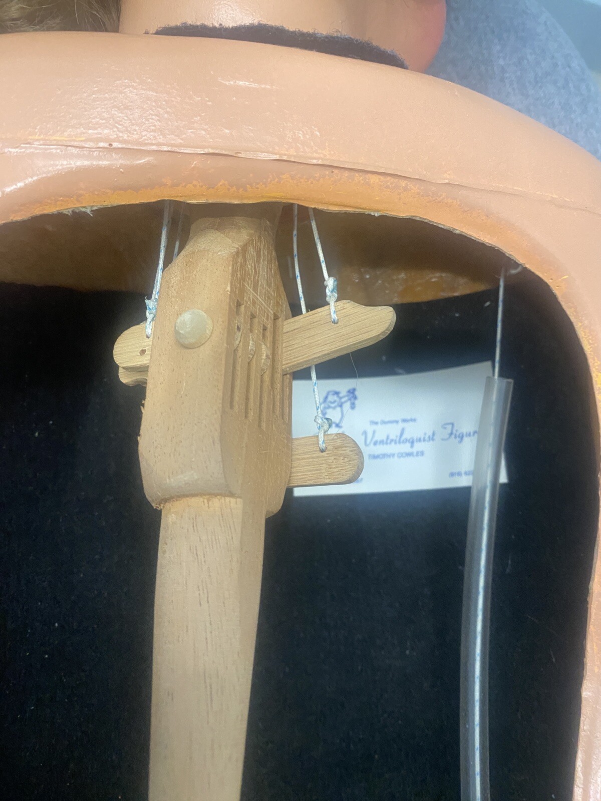 Rare Professional, Tim Cowles Ventriloquist Dummy Doll Puppet Figure W