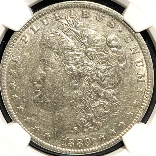 NGC-AU! 1889-O MORGAN DOLLAR