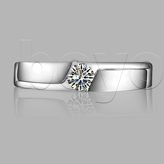 Platinum 900 .20ct Round Solitaire Cert Diamond Wedding Platinum 900 .20ct Round Solitaire Cert Diamond Wedding
