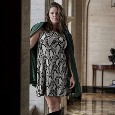 knit trapeze dress Joseph Ribkoff