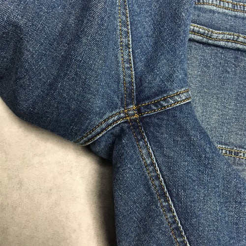 Orvis Mens 5 Pocket Blue Jeans size 40x32 Cotton Stretch Denim Pants - Picture 13 of 17