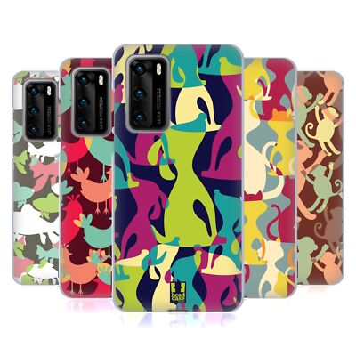 HEAD CASE DESIGNS FLOCK OF COLOURED ANIMALS SOFT GEL CASE FOR HUAWEI PHONES 4