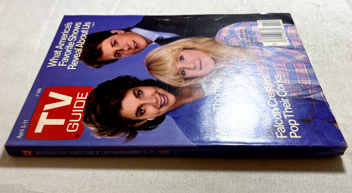ORIGINAL Vintage Apr 5 1986 TV Guide No Label Family Ties Michael J Fox - Picture 3 of 4