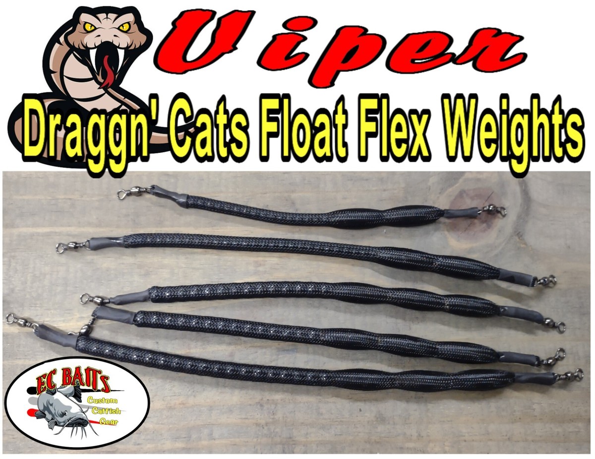 Viper Flex/Float Catfish Fishing Weights-EC Baits Custom Made