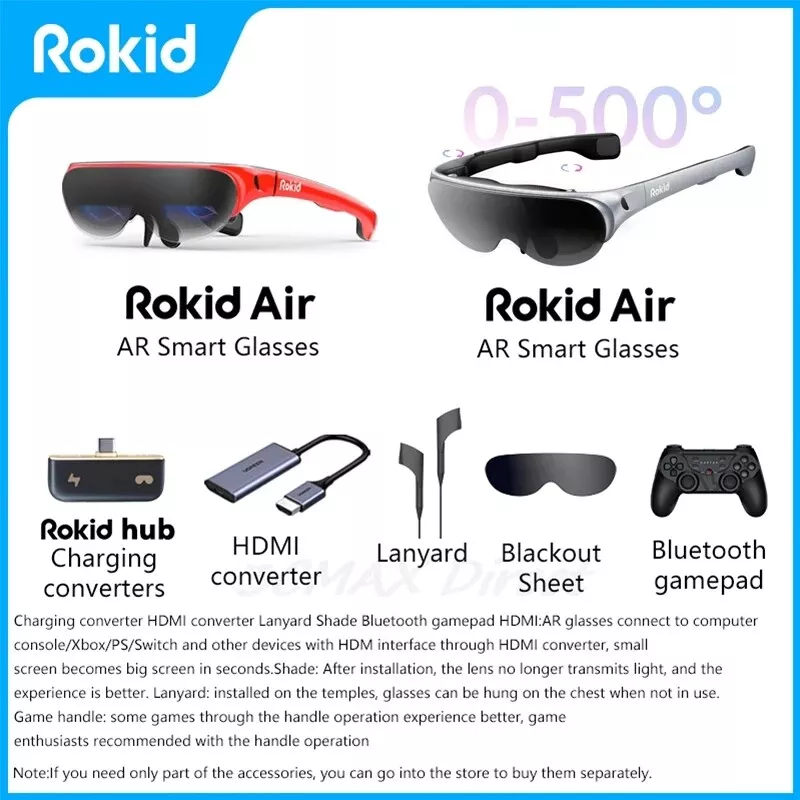 Rokid Air HUB Coverglass Anti-slip Strap Lanyard Accessories for Rokid Glasses