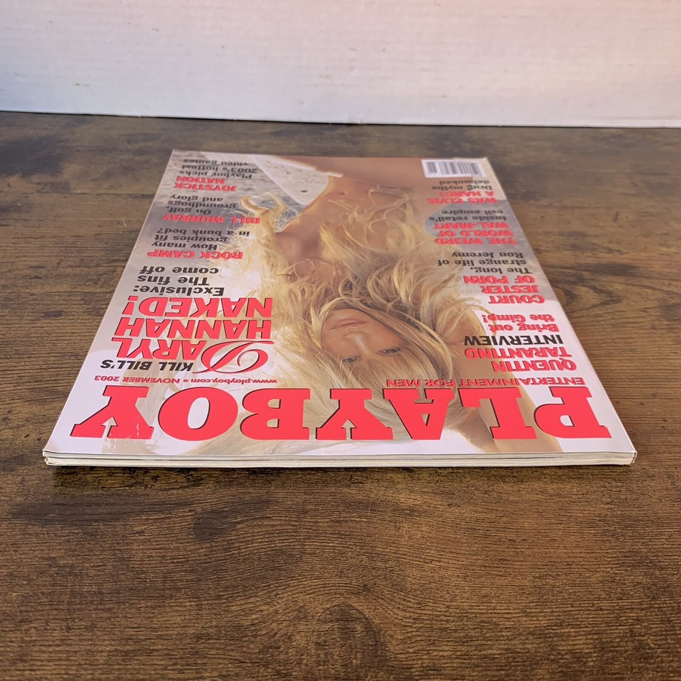PLAYBOY MAG. NOVEMBER 2003, DARYL HANNAH NAKED, BILL MURRAY. VG+ Olivia Pinup eBay