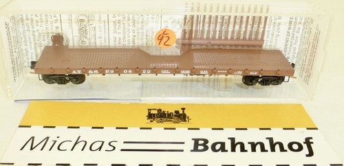 MICRO TRAINS 44060 A.T.&S.F. 90822 50' Flatcar Straight Side N 1:160 #92L å | Zustand: Gebraucht
