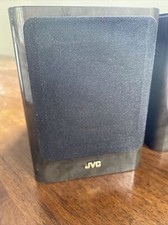 JVC Speaker System SP-UX1000GR 4 ohm 20 Watts. Tested Working Gray Marble