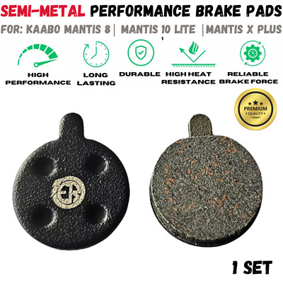 Kaabo Mantis Bremsbeläge Halbmetall für 8 Mantis 10 Lite X Plus Roller Neu UK