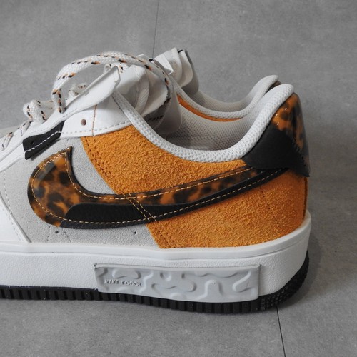Nike Air Force 1 Fontanka Wmns Trainers Phantom/Light Curry DR0151 001 - Foto 6 di 18